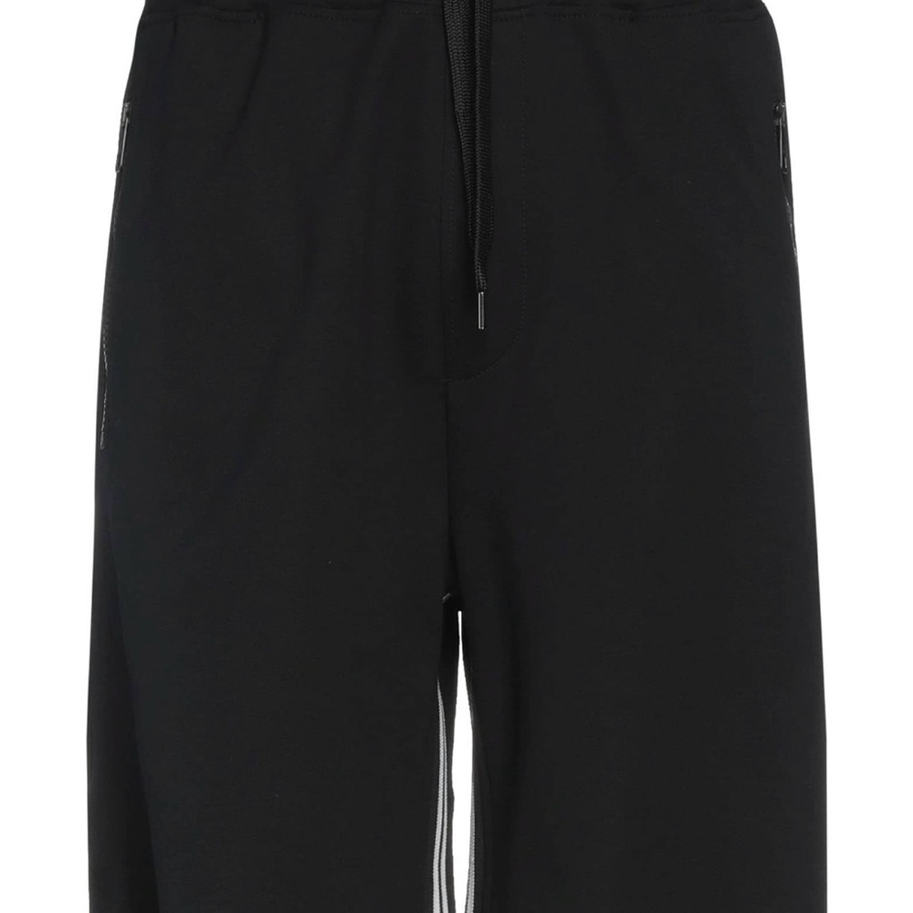 Neil Barrett Black Athletic Shorts Modern Sporty Design